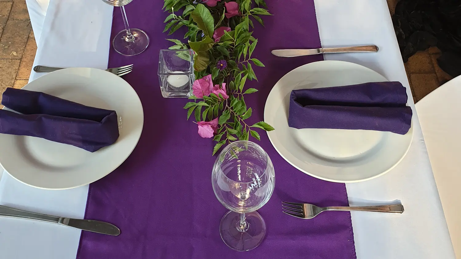 Tableware collection for hire